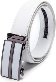 img 4 attached to Leather Automatic Ratchet Perfect Functional Men's Accessories for Belts
