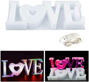 img 4 attached to MEMOVAN Silicone Decoration Wedding Valentines