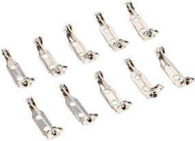 img 3 attached to 50Pcs Silver Clasp Brooches Craft Beading & Jewelry Making