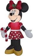 gemmy inflatable minnie 3.5' - 🎈 a must-have disney decor for your yard! logo