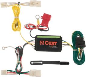 img 4 attached to 🚗 Enhance Your Toyota Prius V's Towing Capabilities with CURT 56156 Vehicle-Side Custom 4-Pin Trailer Wiring Harness