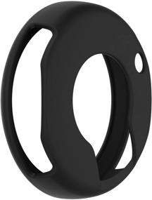 img 3 attached to Enhance Protection: MOTONG Silicone Black Garmin Vivomove HR Case Cover for Extra Safety