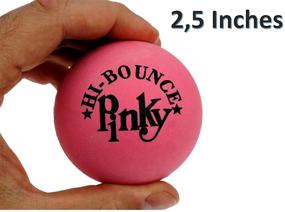 img 1 attached to Pinky Ball (8 упаковок) - 2,6 дюйма. Высококачественные розовые резиновые мячи для игры и терапии, обладающие отличной упругостью - вечеринка, заполнитель чулочка - JA-RU #976-8А