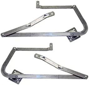 img 1 attached to 🔧 Werner 55-2 Attic Ladder Hinge Arms Replacement with Enhanced Compatibility for 2010 &amp; Later Models of Werner Attic Ladders