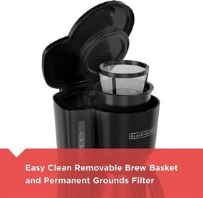 img 2 attached to ☕ BLACK+DECKER 5-Cup Coffeemaker Review: Sleek and Efficient CM0700BZ in Black