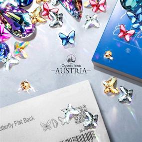 img 1 attached to 🦋 ANGEL NINA 925 Sterling Silver Butterfly Earrings: Perfect Gifts for Girls Teens & Women, Hypoallergenic and Sparkling with Austria Crystals in a Jewelry Box