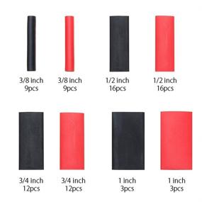 img 3 attached to 80 Pcs Shrink Tubing Polyolefin