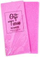 🎁 premium quality 20” x 20” hot pink gift wrap tissue paper - 100 sheets, solid color logo