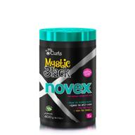 💆 novex hair care mystic black deep conditioning hair mask with baobab oil - ultimate protection, moisture boost, frizz control & shine enhancement logo