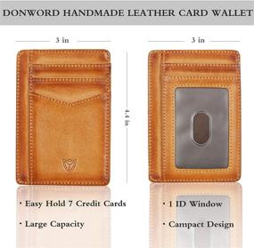 img 1 attached to 👛 Women's Leather Wallet Holder for Front Pocket Handbags – Wallets & Purses