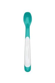 img 3 attached to 🥄 Convenient OXO Tot Plastic Feeding Spoons with Travel Case - Teal & Pink, 3 Piece Set: A Must-Have for Mess-Free Feeding on the Go!
