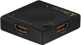 img 3 attached to 🖥️ ПОРТТА 4PET0301SS: Продвинутый 3x1 HDMI v1.4 автоматический переключатель для 3D, 4kx2k, 1080P