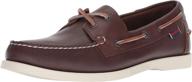 мужская обувь sebago docksides dark brown от sebago логотип