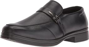 img 4 attached to 👞 Черный детский драйвер - обувь Deer Stags для мальчиков, модель с мокасинами.