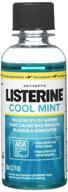 get fresh breath with listerine cool mint 3.2 oz. (pack of 6) logo