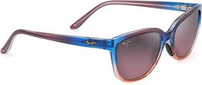 img 3 attached to Optimize Your Look with Maui Jim Women's Honi Cat-Eye Sunglasses