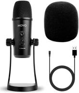 movo um700 microphone adjustable streaming logo