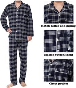 img 2 attached to Cotton Lightweight Pajama Sleepwear by JSTEX