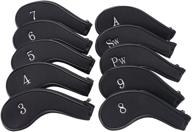 🏌️ sword & shield sports neoprene zipper golf club iron head covers iron covers 10pcs/set: ultimate protection for your golf clubs логотип