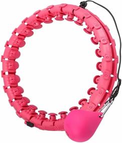 img 4 attached to 🏋️ skayddb Weighted Smart Hoola Hoop: Detachable 24 Sections – Perfect for Kids and Adults!