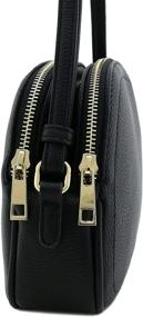 img 2 attached to 🌙 Half Moon Crossbody Bag with Dual Zippers