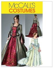 img 1 attached to Аутентичный костюм викторианского платья McCall's M6097 👗 Выкройка для шитья, размеры 6-12: Воссоздайте историческую элегантность для женщин.