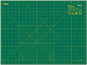 img 3 attached to 🟢 OLFA 9881 RM-SG 18x24-Inch Self-Healing Double-Sided Rotary Mat in Green