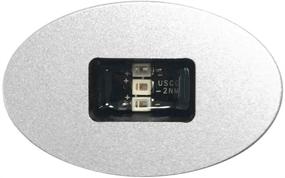 img 3 attached to 🚤 Brightest 2 Mile LED Boat Navigation Lights Pair: Flush Mount, USCG 112.5 Degree 2nm, Marine Lighting for Pontoon Boat, Yacht, Kayak, Air Boats - Silver, 1 Red Portside & 1 Green Starboard