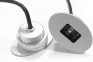 🚤 brightest 2 mile led boat navigation lights pair: flush mount, uscg 112.5 degree 2nm, marine lighting for pontoon boat, yacht, kayak, air boats - silver, 1 red portside & 1 green starboard логотип