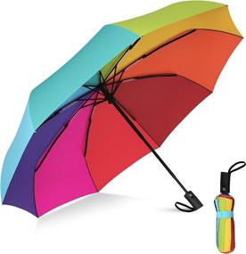 img 4 attached to Rain Mate Compact Travel Umbrella Reinforced Umbrellas in Folding Umbrellas