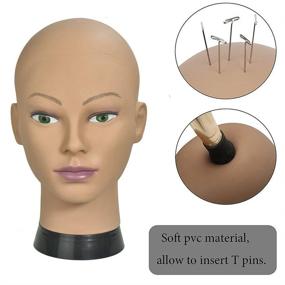 img 2 attached to 🏾 Si Fi Afro Cosmetology Mannequin Head: Ideal for Wigs, Hat & Glasses Display - SF-0206