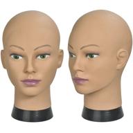 🏾 si fi afro cosmetology mannequin head: ideal for wigs, hat & glasses display - sf-0206 logo