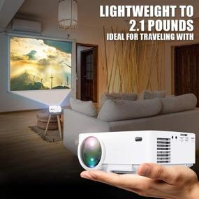 img 2 attached to 3Stone Upgraded Mini Projector: Portable LCD Video Projector with 1080P Support, Built-in Speakers, and Multi-Device Compatibility - Your Perfect Home Theater Solution!