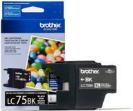 🖨️ brother printer lc752pks 2 pack of lc-75bk ink cartridges – convenient retail packaging for long-lasting printing logo