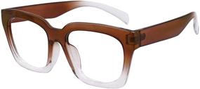 img 4 attached to 👓 OCCI CHIARI Oversized Women's Reading Glasses in Various Magnification Levels: 1.0-6.0