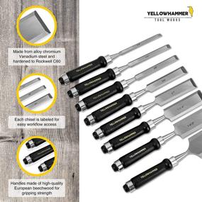 img 1 attached to 🔧 Enhance Your Tools' Performance with the Yellowhammer Chisels Silicon Sharpening Attractive