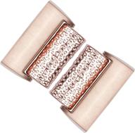 beaded band adapter for jewelry making compatible with fitbit charge 4 / fitbit charge 3 / charge 3 se stainless steel connectors for bracelet band wearable technology logo