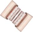 beaded band adapter for jewelry making compatible with fitbit charge 4 / fitbit charge 3 / charge 3 se stainless steel connectors for bracelet band wearable technology logo
