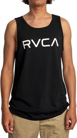 img 4 attached to 👕 Stylish RVCA Graphic Sleeveless Shirt: Black Men's Clothing for Trendy Shirts