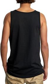 img 2 attached to 👕 Stylish RVCA Graphic Sleeveless Shirt: Black Men's Clothing for Trendy Shirts