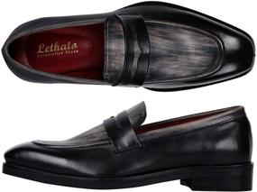 img 1 attached to 👞 Classic Style Meets Handcrafted Quality: Lethato Genuine Leather Loafer Men's Shoes