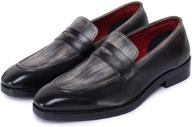 👞 classic style meets handcrafted quality: lethato genuine leather loafer men's shoes logo