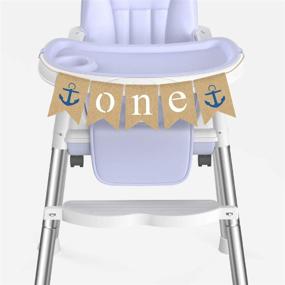 img 2 attached to Rainlemon Nautical Birthday Highchair Decoration