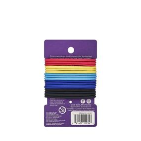 img 2 attached to 💁 Goody 15934 Women's Ouchless 4mm Elastics, Vibrant Carnival of Colors - 17 Piece Pack; Suitable for all Hair Types; Securely Holds Hair in Place; 4mm No-metal Bright Colored Elastic Bands