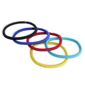img 1 attached to 💁 Goody 15934 Women's Ouchless 4mm Elastics, Vibrant Carnival of Colors - 17 Piece Pack; Suitable for all Hair Types; Securely Holds Hair in Place; 4mm No-metal Bright Colored Elastic Bands