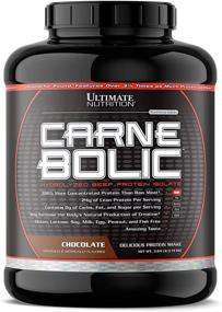 img 4 attached to 🥩 Ultimate Nutrition Carne Bolic: Lactose-Free Beef Protein Powder 60 Servings, Chocolate - Paleo & Keto Friendly with Zero Sugar or Carbs, Low-Calorie Isolate - Hydrolized Formula for Effective Shakes