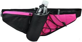img 4 attached to 🏃 SNHNY Top Fit Hydration Belt: Ultimate Comfort for Trail Running or Hiking, Fits all IPhones & Accessories (BOTTLES NOT INCLUDED)