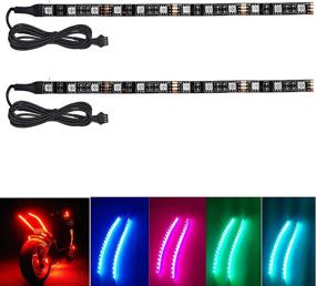 img 4 attached to 5050SMD Motorcycle Strips Multi Color 2X12LED