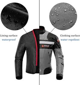 img 3 attached to Windproof Motorcycle Jacket, Full Body Protective Gear Armor, Autumn/Winter Moto Clothing for Motorbike Riding