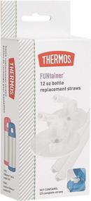 img 4 attached to 🥤 Clear Thermos Replacement Straws for 12 Ounce Funtainer Bottle - Enhance Beverage Sipping!